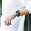UNIQ pasek Aspen Apple Watch 40/38/41mmSeries 1/2/3/4/5/6/7/8/9/SE/SE2 Braided szary/granite grey